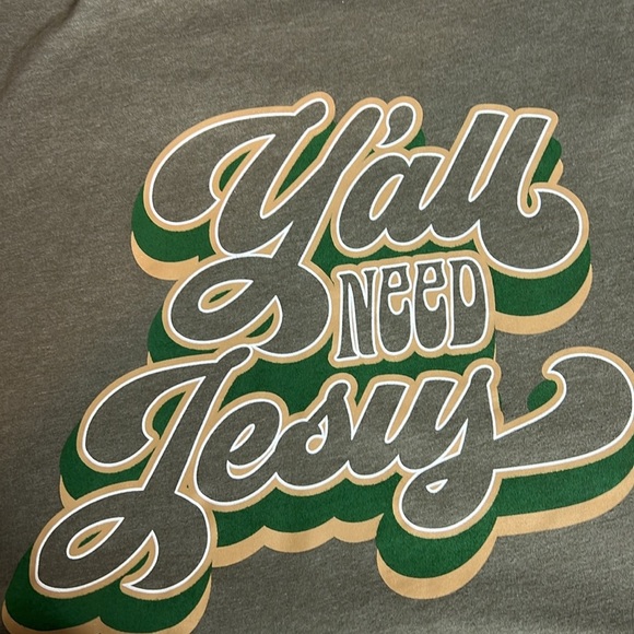 “Y’all Need Jesus” Graphic Tee - Unisex Size XL - Picture 6 of 6